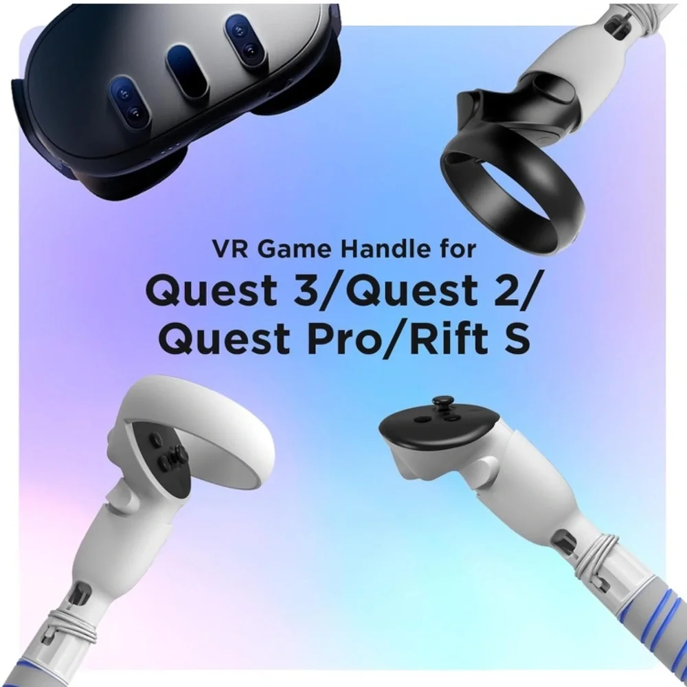 NEW Open Box YOGES Handle Attachments Compatible with Meta Quest 3S/ Quest 3/ Oc